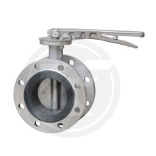 worm gear /turbine drive flange butterfly valve